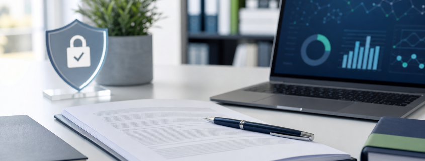 Data Processing Agreement under GDPR explained visually with controller, processor, security and personal data protection.