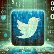 Twitter metadata and anonymisation concept illustrating privacy risks for users.