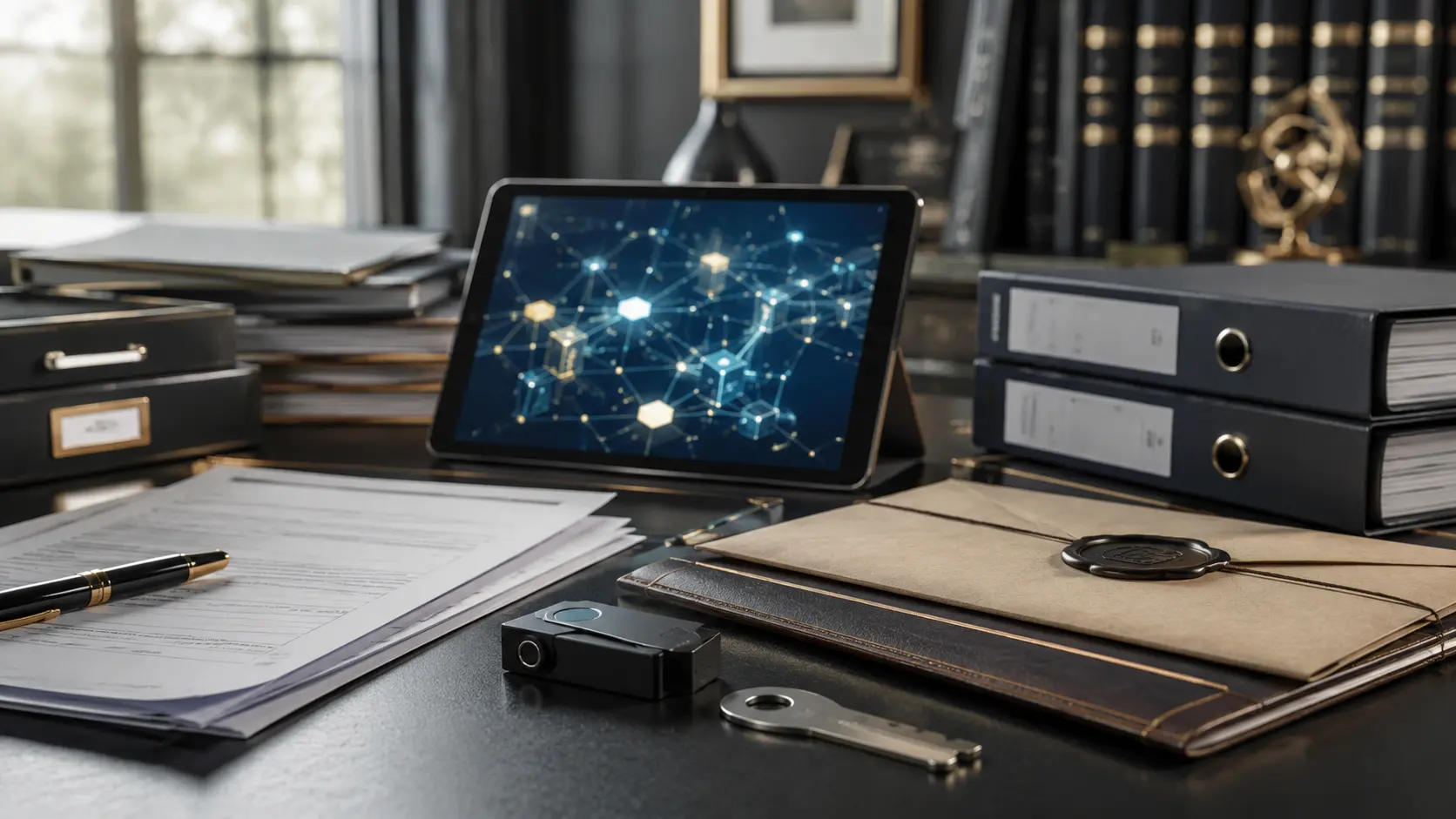 Wallet inactiva y documentación jurídica para probar la titularidad de criptoactivos.