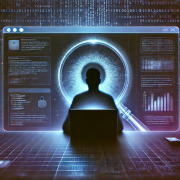 Anonymisation and GDPR concept illustrating identification through web browsing patterns.