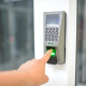 Fingerprint reader illustrating workplace biometric processing and the AEPD guidance for companies.