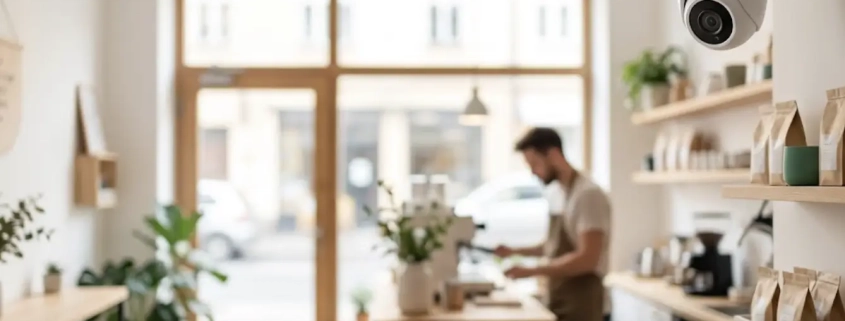 Cámara de videovigilancia en una cafetería: qué debe cumplir el negocio