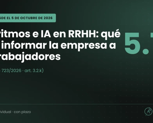 Informar a los trabajadores sobre algoritmos: Real Decreto 723/2026