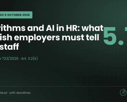 Informing employees about algorithms: Spain Royal Decree 723/2026