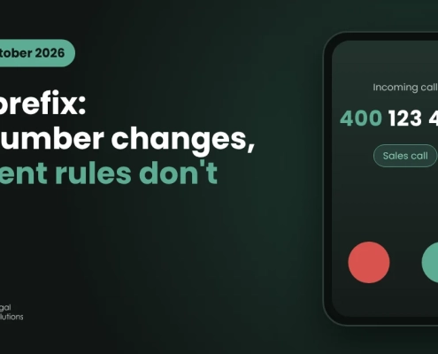 400 prefix for sales calls in Spain